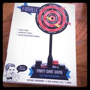 New! Unopened box! Drinking game: Darts.